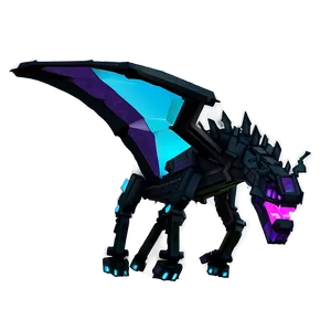 Minecraft Ender Dragon Graphic Png 05252024 PNG image