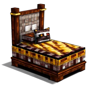 Minecraft Fancy Bed PNG 06122024
