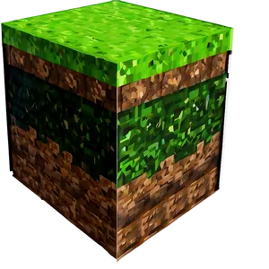 Minecraft Grass And Earth Layer Png 12 PNG image