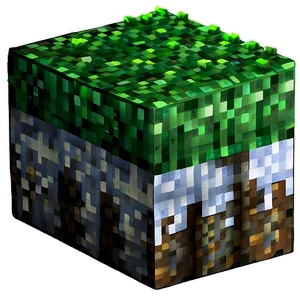Minecraft Grass Block In Sunlight Png 91 PNG image