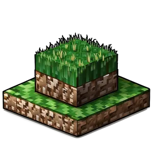 Minecraft Grass Block Png Icn35 PNG image
