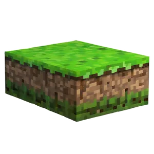 Minecraft Grass Block Reflection Png Lfw PNG image