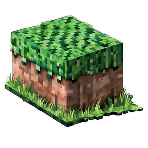 Minecraft Grass Block Vector Png 61 PNG image