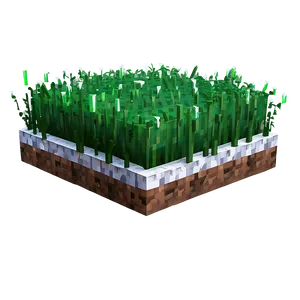 Minecraft Grass Block With Snow Cap Png 06252024 PNG image