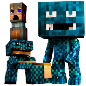Minecraft Monster Characters Png Bfo PNG image
