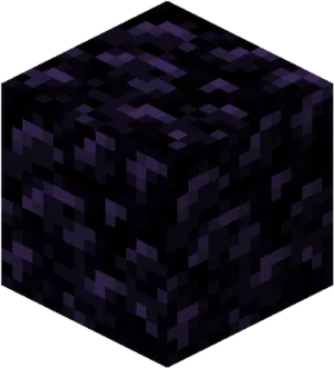 Minecraft_ Obsidian_ Block_ Texture PNG image