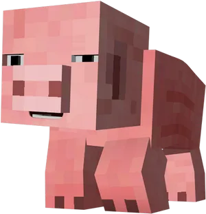 Minecraft_ Pig_ Character