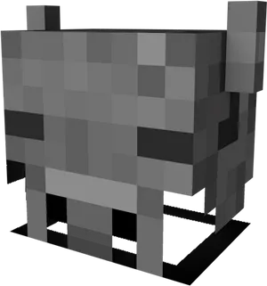 Minecraft Pixel Art Cow PNG image