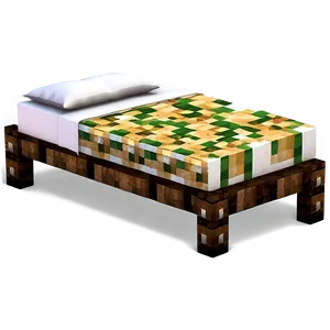 Minecraft Single Bed Png 19 PNG image