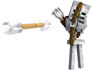 Minecraft Skeleton Archer PNG image