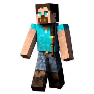 Minecraft Steve Character Png Sgy59 PNG image