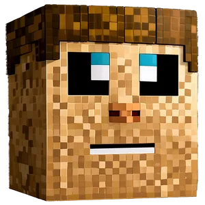 Minecraft Steve Head Avatar Png Sxc78 PNG image