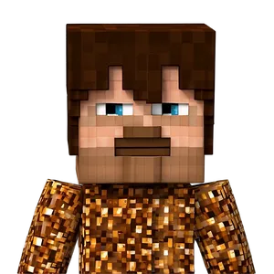 Minecraft Steve Head Costume Png 06282024 PNG image