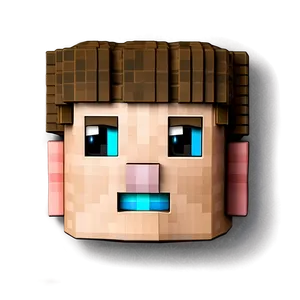 Minecraft Steve Head Design Png 53 PNG image