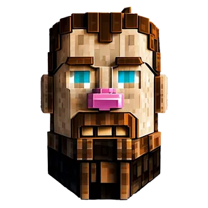 Minecraft Steve Head Resource PNG 11