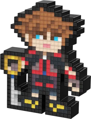Minecraft Style Pixel Art Character PNG image