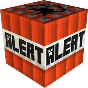 Minecraft T N T Block Alert PNG image