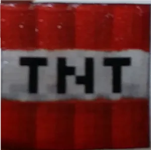 Minecraft T N T Block Closeup PNG image