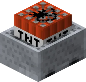 Minecraft_ T N T_ Block_ Illustration PNG image