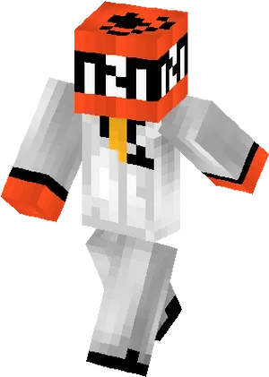 Minecraft T N T Head Character PNG image