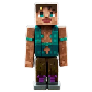Minecraft Villager Figure PNG Mhk PNG