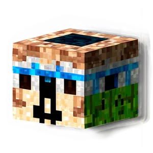 Minecraft Villager Head PNG 06202024