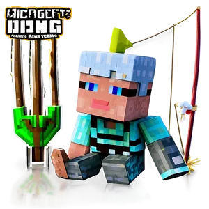 Minecraft Villager In Desert PNG 06202024