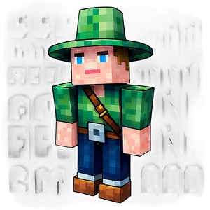 Minecraft Villager In Farm Png 16 PNG image