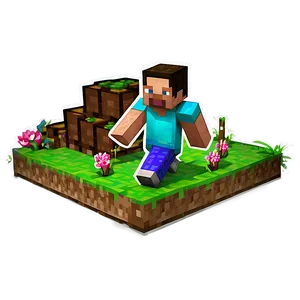 Minecraft Villager In Farm PNG 3 PNG