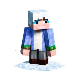 Minecraft Villager In Snowy Biome Png 9 PNG image