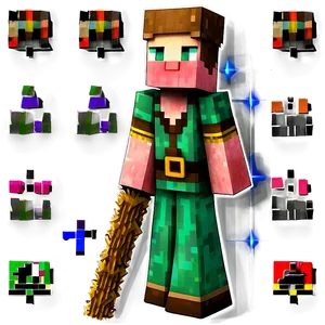 Minecraft Villager Skin Png 06202024 PNG image