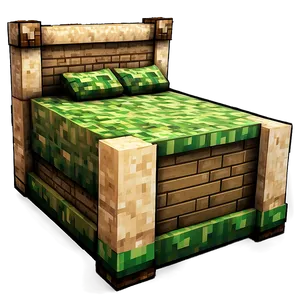 Minecraft Wooden Bed PNG Kbp45 PNG