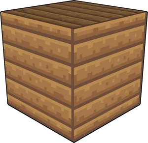 Minecraft Wooden Block Texture PNG image