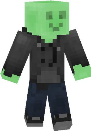 Minecraft Zombie Character PNG image