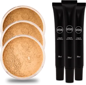 Mineral Makeupand Liquid Foundation Set