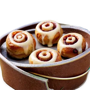 Mini Cinnamon Roll Bites Png 68 PNG image