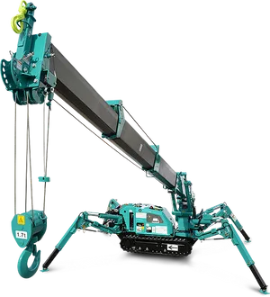 Mini Crawler Crane Isolated PNG
