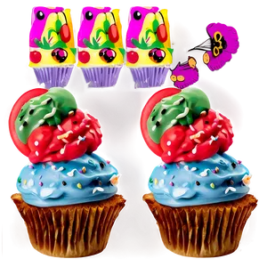 Mini Cupcakes Png Dgq PNG image