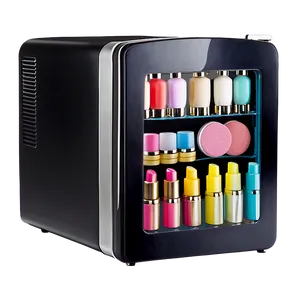 Mini Fridge For Makeup Storage PNG Den