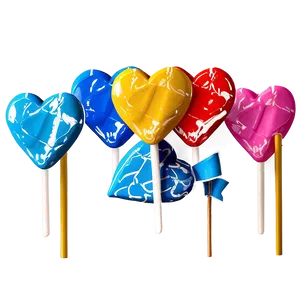 Mini Heart Lollipop PNG 06292024