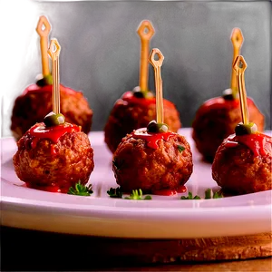 Mini Meatball Canapés PNG 69 PNG