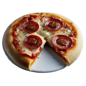 Mini Pepperoni Pizza PNG Hny