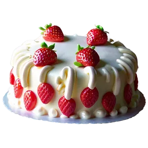 Mini Strawberry Cake PNG 1