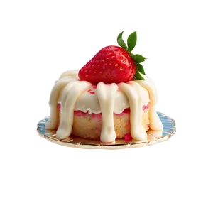 Mini Strawberry Cake PNG Ldd