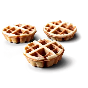 Mini Waffle Bites Png Bac PNG image