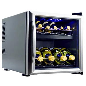 Mini Wine Cooler Fridge Png 06132024 PNG image