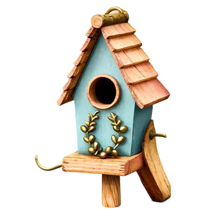 Miniature Birdhouse PNG Kut12
