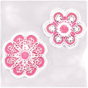 Miniature Doily Set Png Qow PNG image