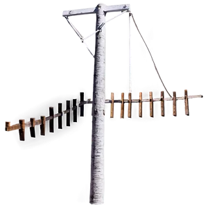 Miniature Model Utility Pole PNG 06262024 PNG