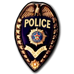 Miniature Police Badge Png 12 PNG image